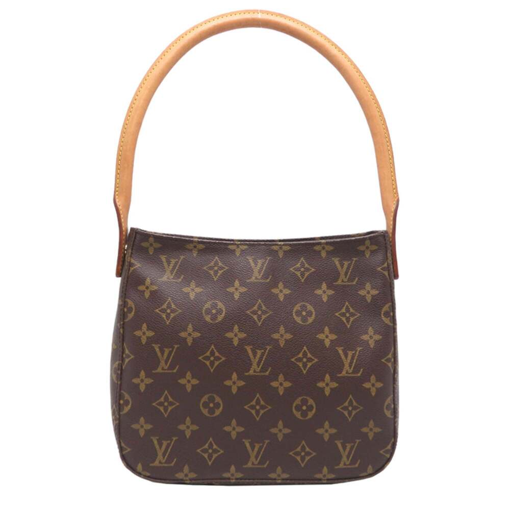 LOUIS VUITTON Authentic Brown Monogram Looping MM Shoulder Bag - Picture 2 of 10